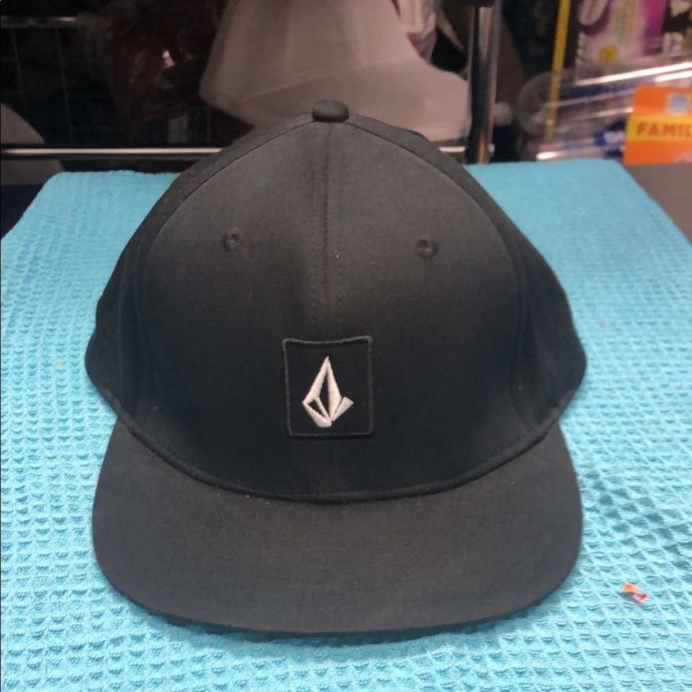 Volcom Black Cap with Logo